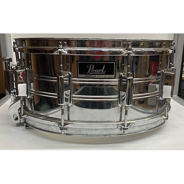 Used Pearl Used  Pearl 6.5X14 Export Snare Chrome