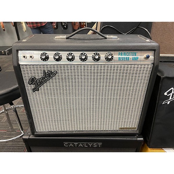 Used Allesandro Used Allesandro Handwired Fender 1968 Princeton Reverb Tube Guitar Combo Amp