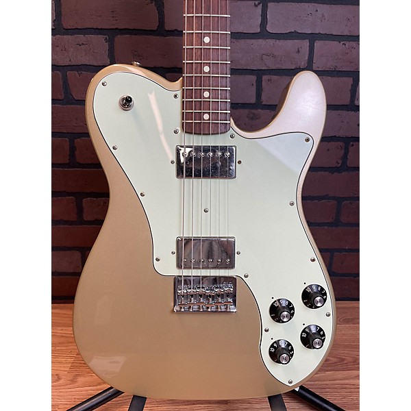 Used Fender Used 2018 Fender Chris Shiflett Telecaster Deluxe Shoreline Gold Solid Body Electric Guitar