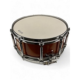 Used Pearl 6.5X14 Free Floating Snare Drum Antique Amber