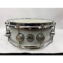 Used DW Used DW 6.5X14 Collector's Series Aluminum Snare Drum Silver