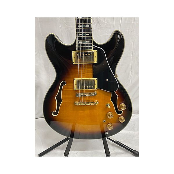 Used Ibanez Used Ibanez JSM10 John Scofield Signature Vintage Sunburst Hollow Body Electric Guitar