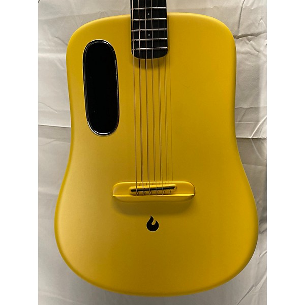 Used Lava Used Lava ME 3 Yellow Acoustic Electric Guitar