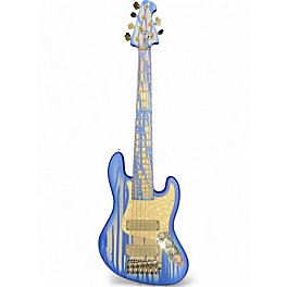 Used Low End Used 2023 LOW END LEJ6 Blue Electric Bass Guitar