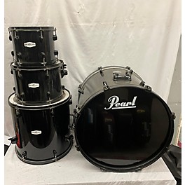 Used Pearl 4 piece Forum Black Drum Kit