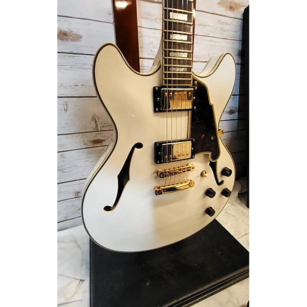 Used Used D'Angelico EX-DC/SP *AS-IS* ALIPNE WHITE Hollow Body Electric Guitar