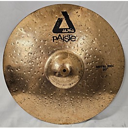 Used Paiste Used Paiste 20in Alpha Metal Ride Brilliant Cymbal