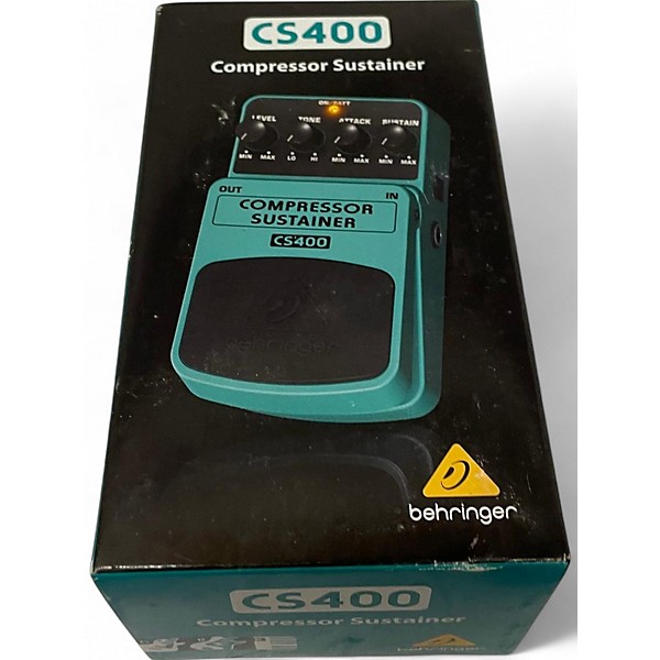 Used Behringer CS400 Compressor Sustainer Effect Pedal