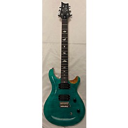 Used PRS Used PRS Se Ce Turquoise Solid Body Electric Guitar