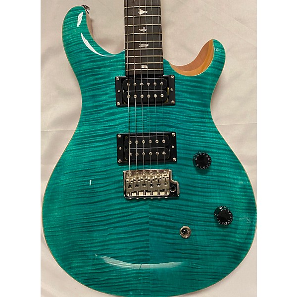 Used PRS Used PRS Se Ce Turquoise Solid Body Electric Guitar