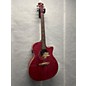 Used Luna Used Luna Flora Lotus Custom Pink Acoustic Electric Guitar thumbnail