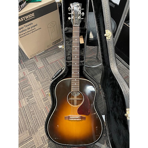 Used Gibson Used Gibson J45 Standard 2 Color Sunburst Acoustic Electric Guitar