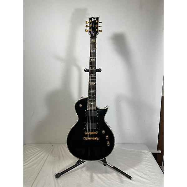 Used ESP LTD EC1000 Deluxe Ebony Solid Body Electric Guitar