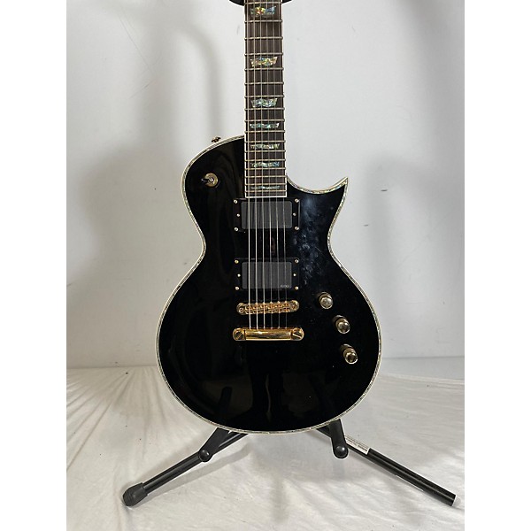 Used ESP LTD EC1000 Deluxe Ebony Solid Body Electric Guitar