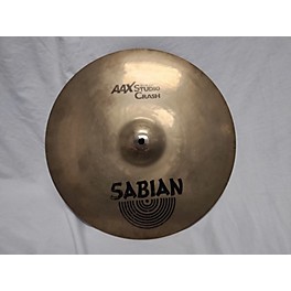 Used SABIAN Used SABIAN 16in AAX Studio Crash Brilliant Cymbal