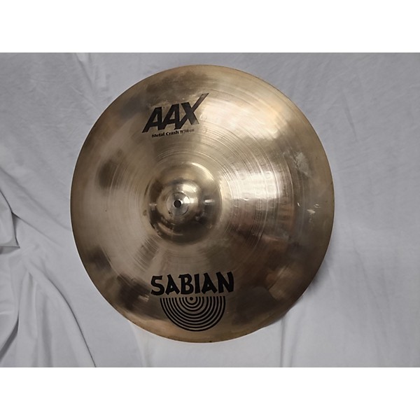 Used SABIAN Used SABIAN 19in AAX Metal Crash Brilliant Cymbal