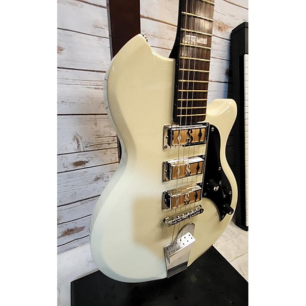 Used Supro Used Supro 2030AW HAMPTON White Solid Body Electric Guitar