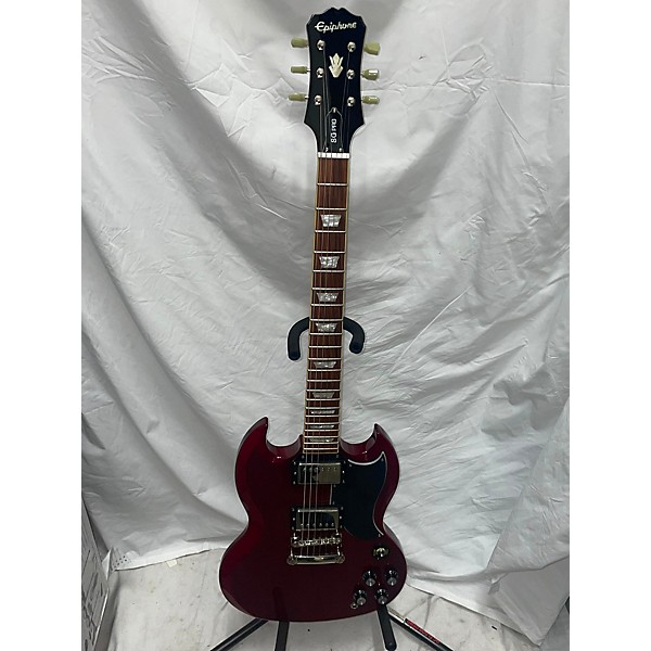 Used Epiphone Used Epiphone SG Pro Candy Apple Red Solid Body Electric Guitar