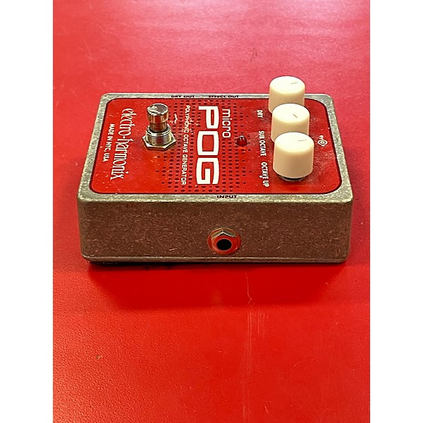 Used Electro-Harmonix Micro Pog Polyphonic Octave Generator Effect Pedal