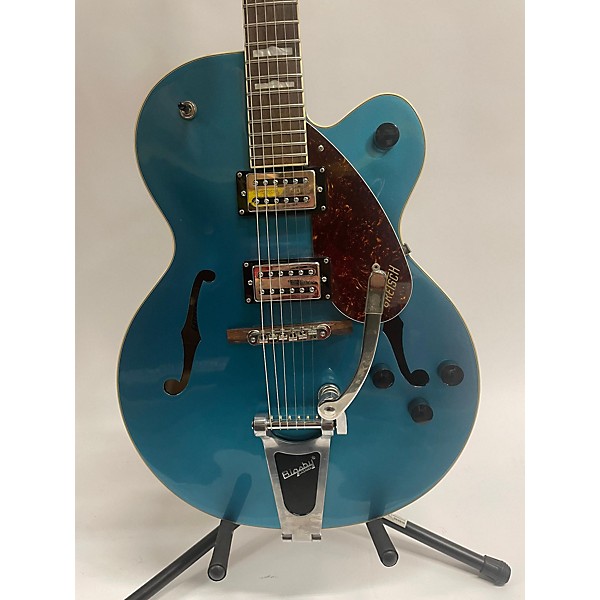 Used Gretsch Guitars Used Gretsch Guitars G2420T Streamliner Riviera Blue Hollow Body Electric Guitar