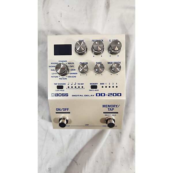 Used BOSS DD200 Digital Delay Effect Pedal