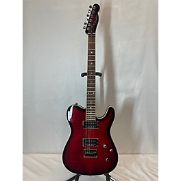 Used Eden Used Fender Special Edition Custom Telecaster FMT HH Crimson Red Burst Solid Body Electric Guitar