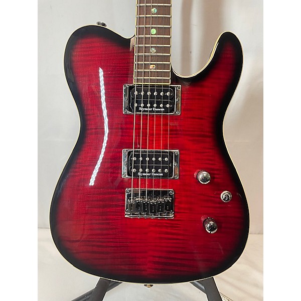 Used Used Fender Special Edition Custom Telecaster FMT HH Crimson Red Burst Solid Body Electric Guitar