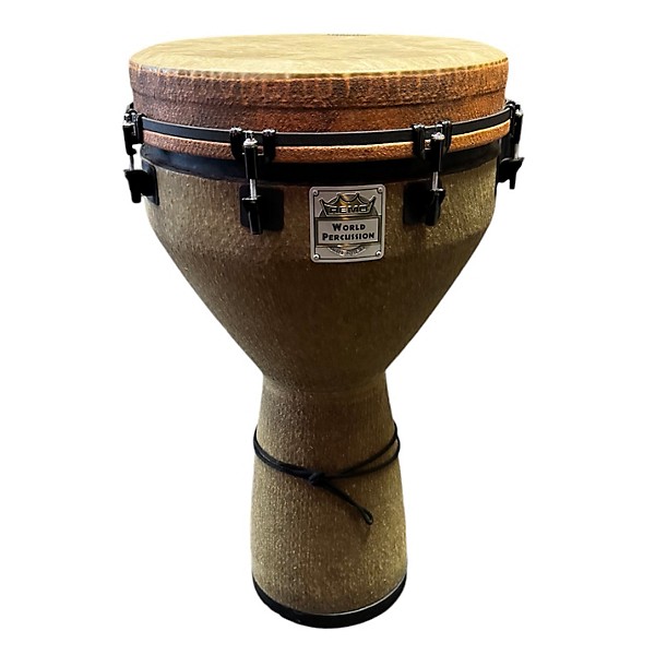 Used Remo Mondo Designer Series Key-Tuned Earth 12x24 Djembe