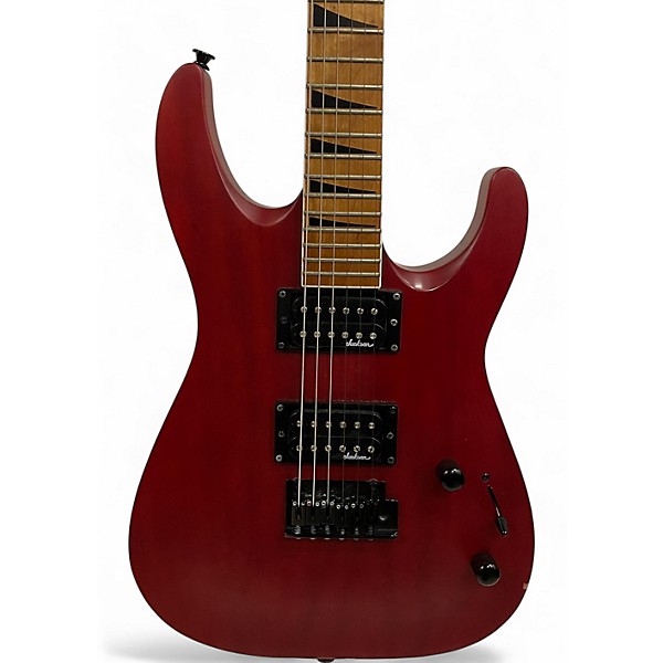 Used Jackson Dinky Js24 DKAM DX RED STAIN Solid Body Electric Guitar