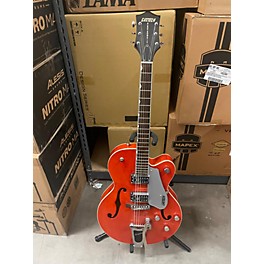 Used Gretsch Guitars Used Gretsch Guitars G5120 Electromatic Orange Hollow Body Electric Guitar