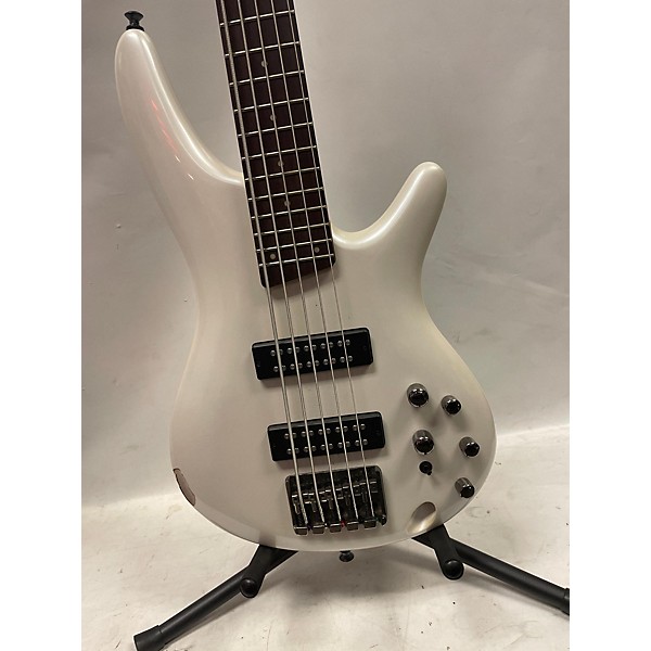 Used Used Ibanez SR305 5 String Alpine White Electric Bass Guitar