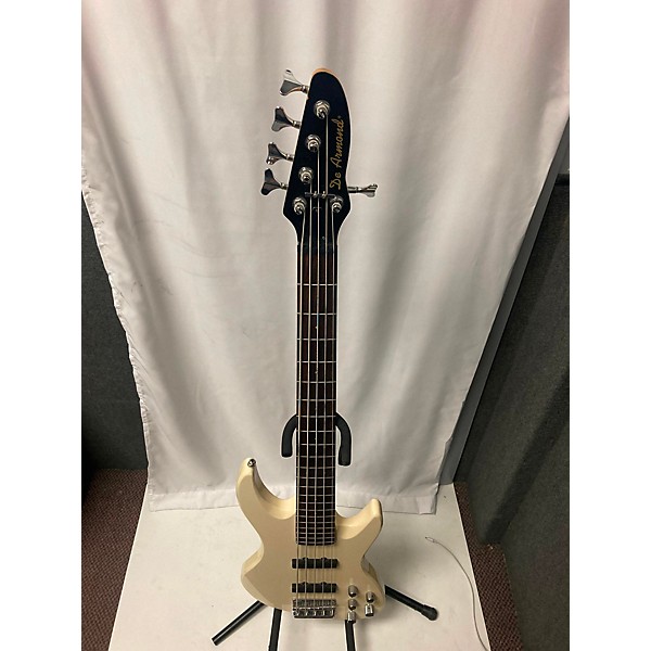 Used DeArmond Used DeArmond 5 STRING BASS Antique White Electric Bass Guitar