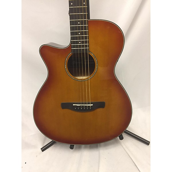 Used Ibanez Used Ibanez AEG58L-VVH Sunburst Acoustic Electric Guitar