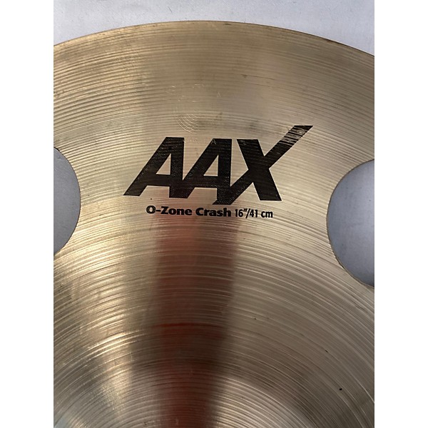 Used SABIAN Used SABIAN 16in AAX O-Zone Crash Cymbal