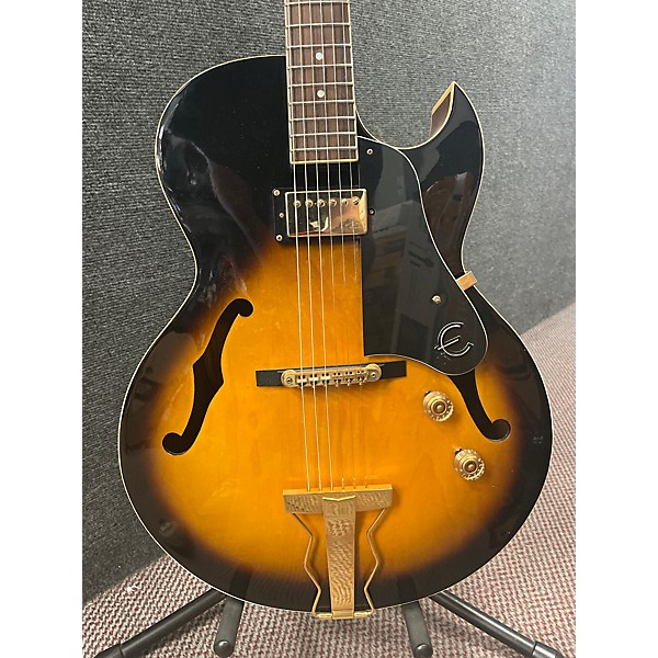 Used Epiphone Used Epiphone Zephyr Regent Vintage Sunburst Hollow Body Electric Guitar