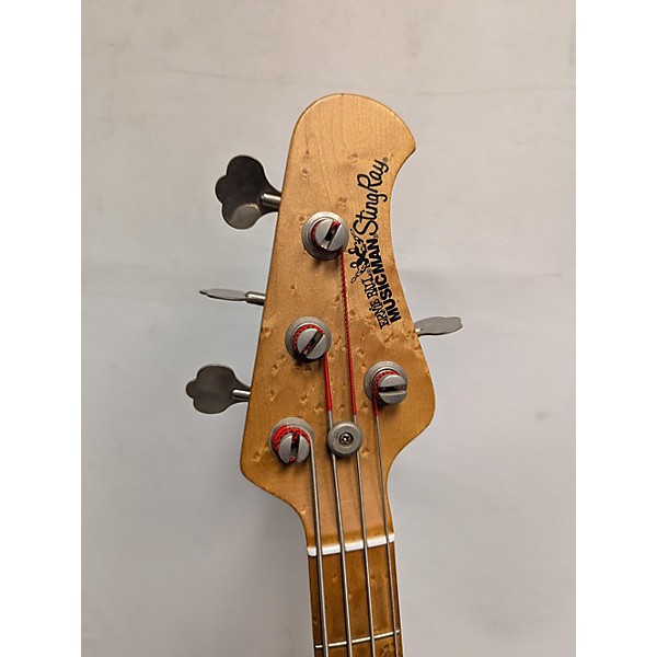 Used Used Ernie Ball Music Man Stingray 4 String Honey Burst Electric Bass Guitar