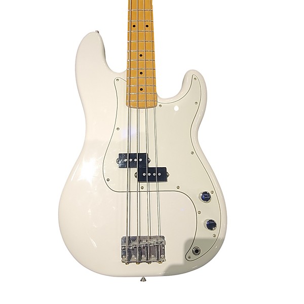 Used Used Fender Player Precision Bass White Electric Bass Guitar