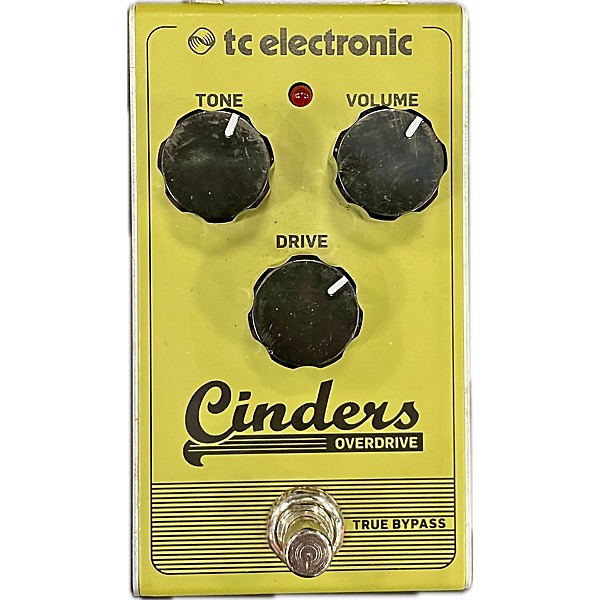 Used TC Electronic Cinders Overdrive Effect Pedal