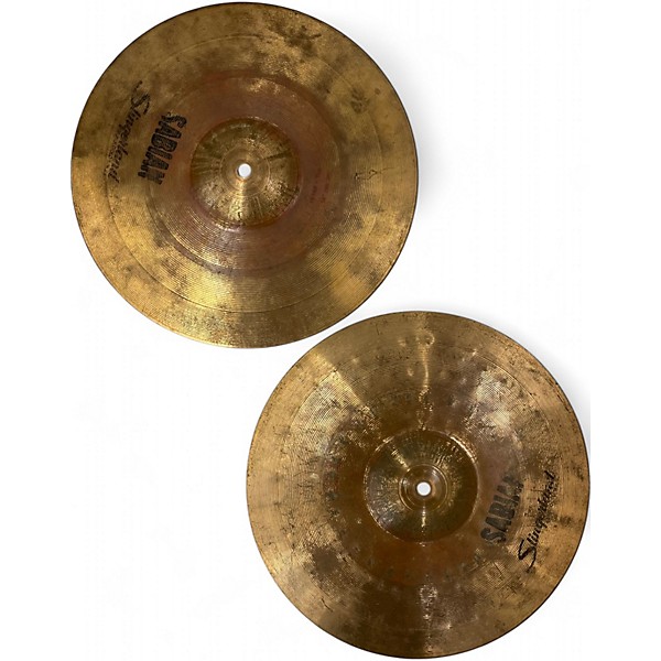 Used Sabian/slingerland Used Sabian/slingerland 14in 14in hi hat pair Cymbal