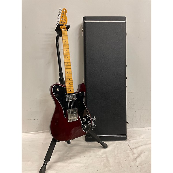 Used Used 2022 Fender American Vintage II 1977 Telecaster Custom Wine Red Solid Body Electric Guitar