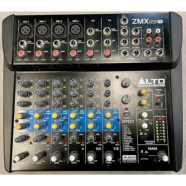 Used Alto Used Alto ZMX122FX 8-Channel Unpowered Mixer