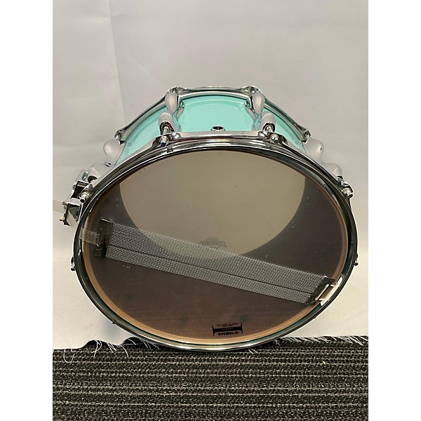 Used Yamaha Used Yamaha 8X14 Recording Custom Snare Drum Surf Green