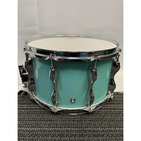 Used Yamaha Used Yamaha 8X14 Recording Custom Snare Drum Surf Green