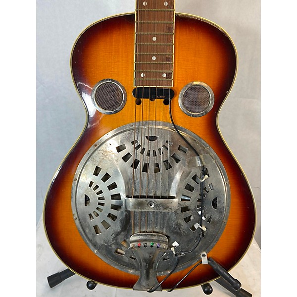 Used Used SAGA Regal Square Neck Resonator Tobacco Sunburst Resonator Guitar