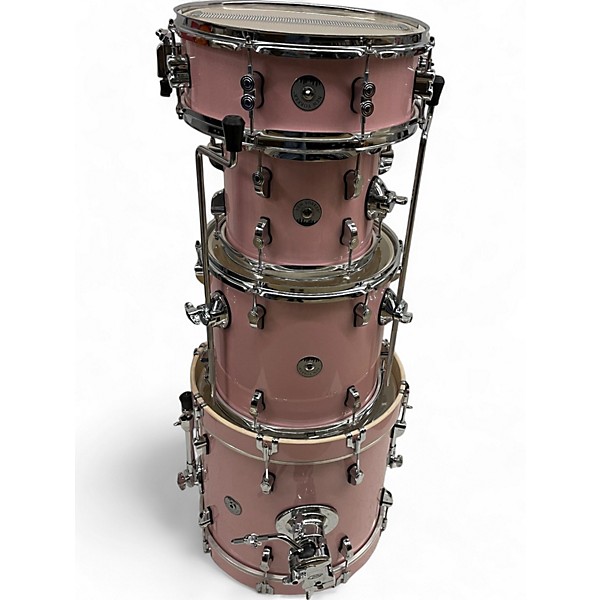 Used PDP by DW 4 Piece New Yorker Pale Rose Sparkle Drum Kit