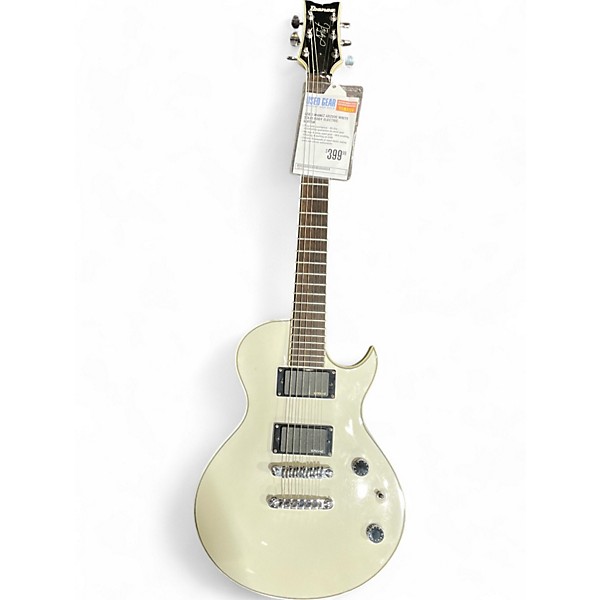 Used Ibanez Used Ibanez ARZ800 White Solid Body Electric Guitar