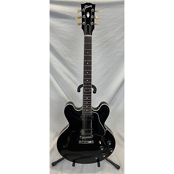 Used Gibson Used Gibson ES335 Black Hollow Body Electric Guitar