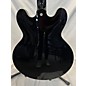 Used Gibson Used Gibson ES335 Black Hollow Body Electric Guitar