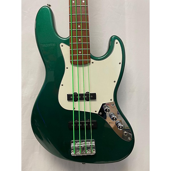 Used Squier Used Squier Jazz Bass Green Electric Bass Guitar