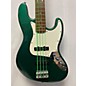 Used Squier Used Squier Jazz Bass Green Electric Bass Guitar